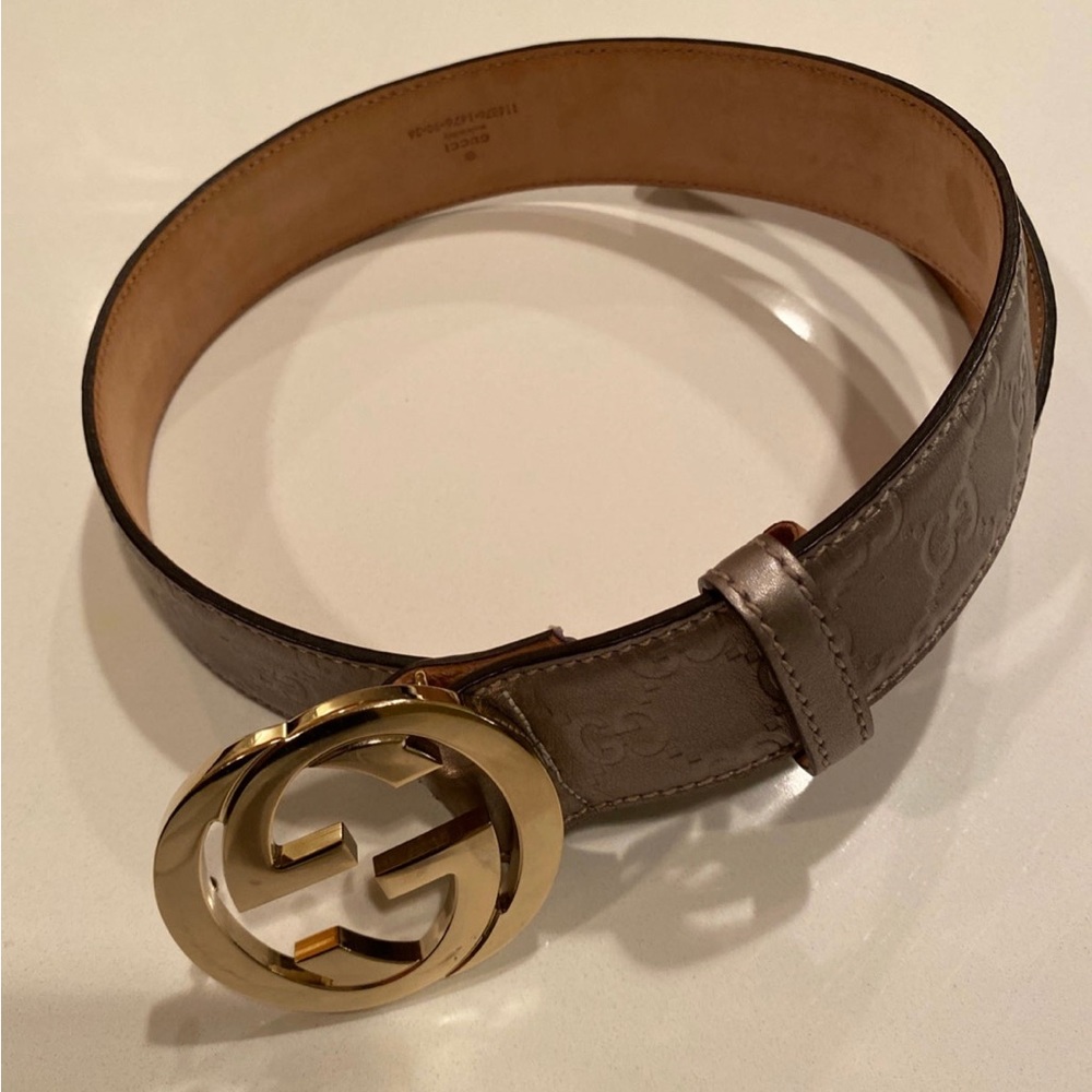 Gucci Double G Buckle Brass Vintage & Authentic